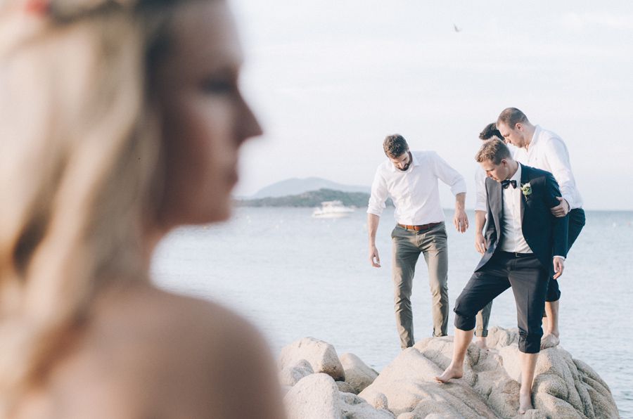 Sardinia beach wedding